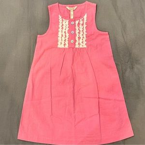 🌺 Matilda Jane Clothing MJC Dazzling Dream Pink Linen Dress - size 6